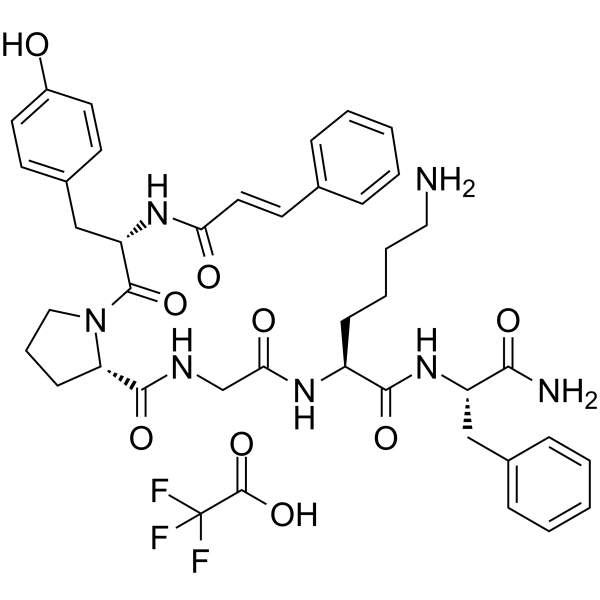 tcY-NH2 TFA ((trans-Cinnamoyl)-YPGKF-NH2 TFA) 1262750-73-1